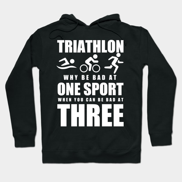 Funny Triathlon Jokes for Triathletes Hoodie by JB.Collection